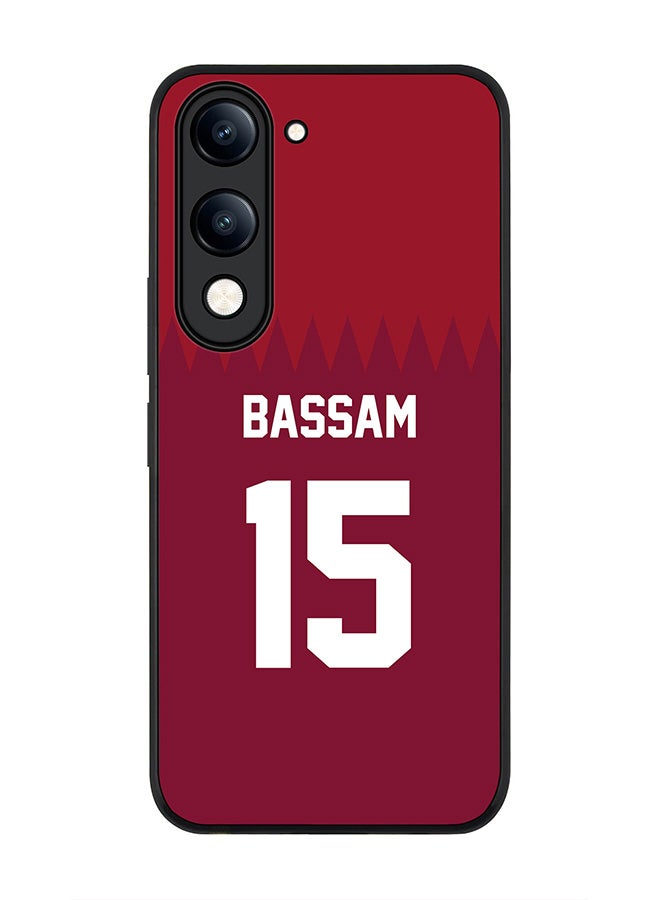 For vivo Y29s 5G / Y19s 5G Case,Slim fit Camera Protection, Shockproof Thin Phone cover  - Football - Qatar,  Bassam